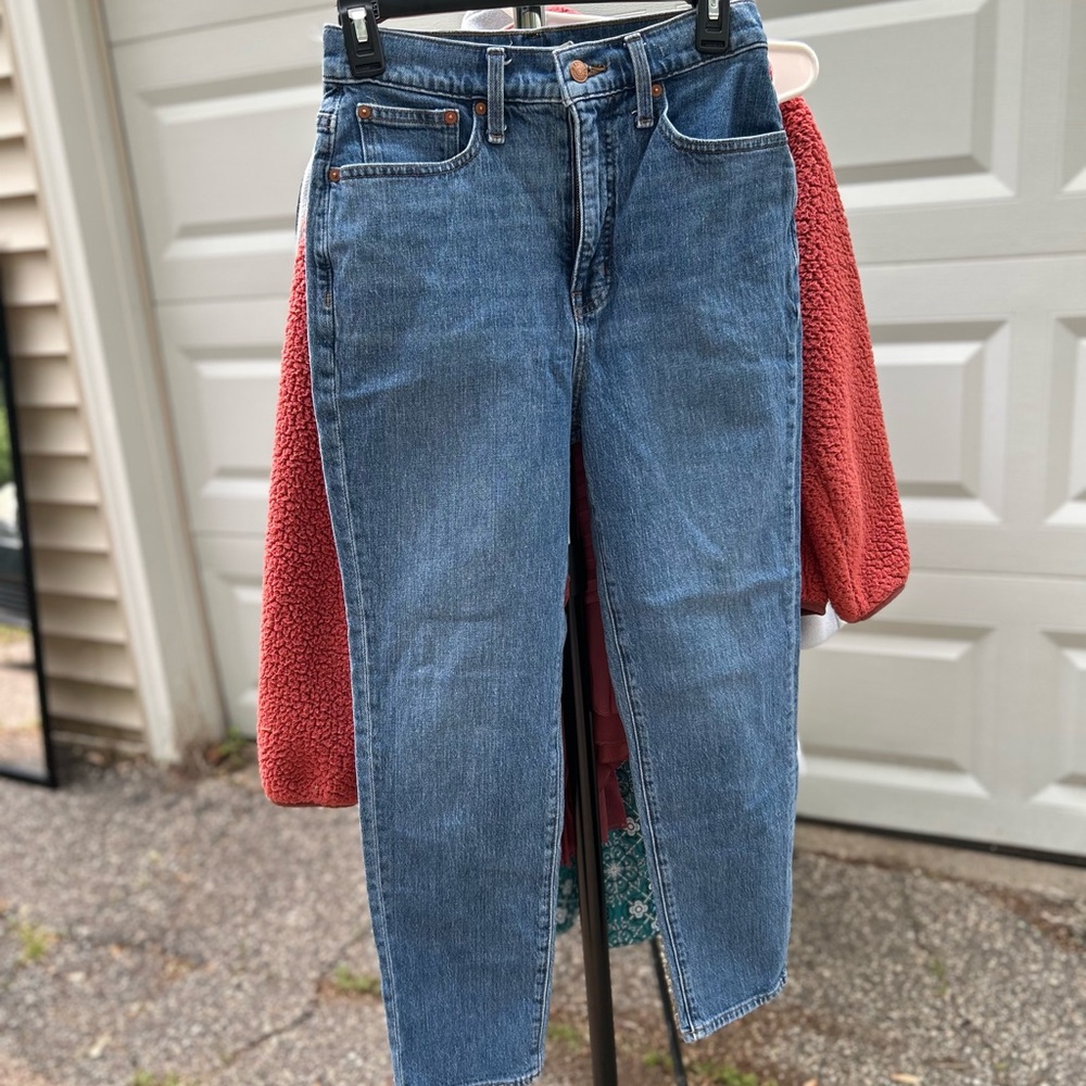 Madewell Blue Straight Leg Jeans Classic Style
